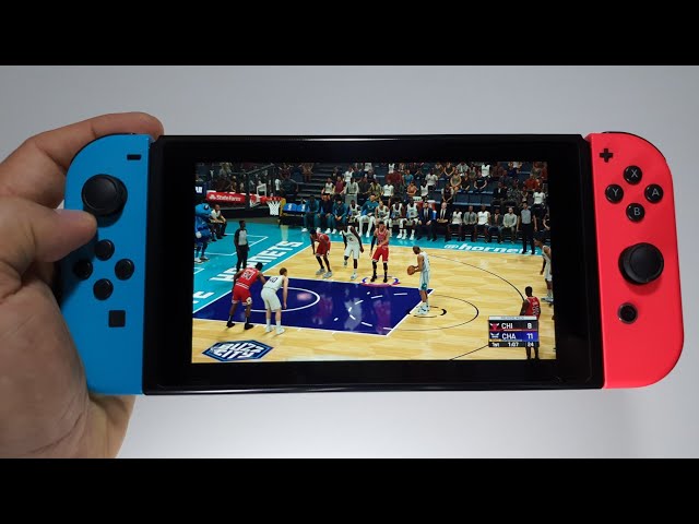 NBA 2K20 Nintendo Switch handheld gameplay - YouTube