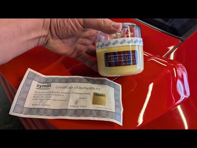 Zymol Councours - Ultimate High End Hand Crafted Hand Applied Car