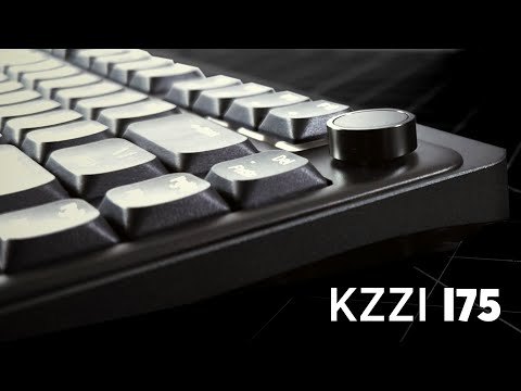KZZI I75 Low-Profile Mechanical Keyboard | Kailh White Rain