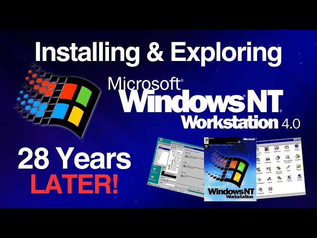 Microsoft Windows NT Workstation 4.0 - 28 Years Later! - YouTube