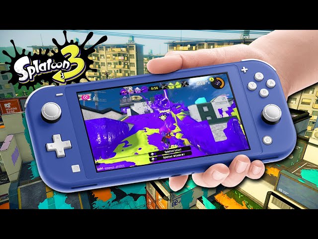 Splatoon 3 on the Nintendo Switch Lite! - YouTube