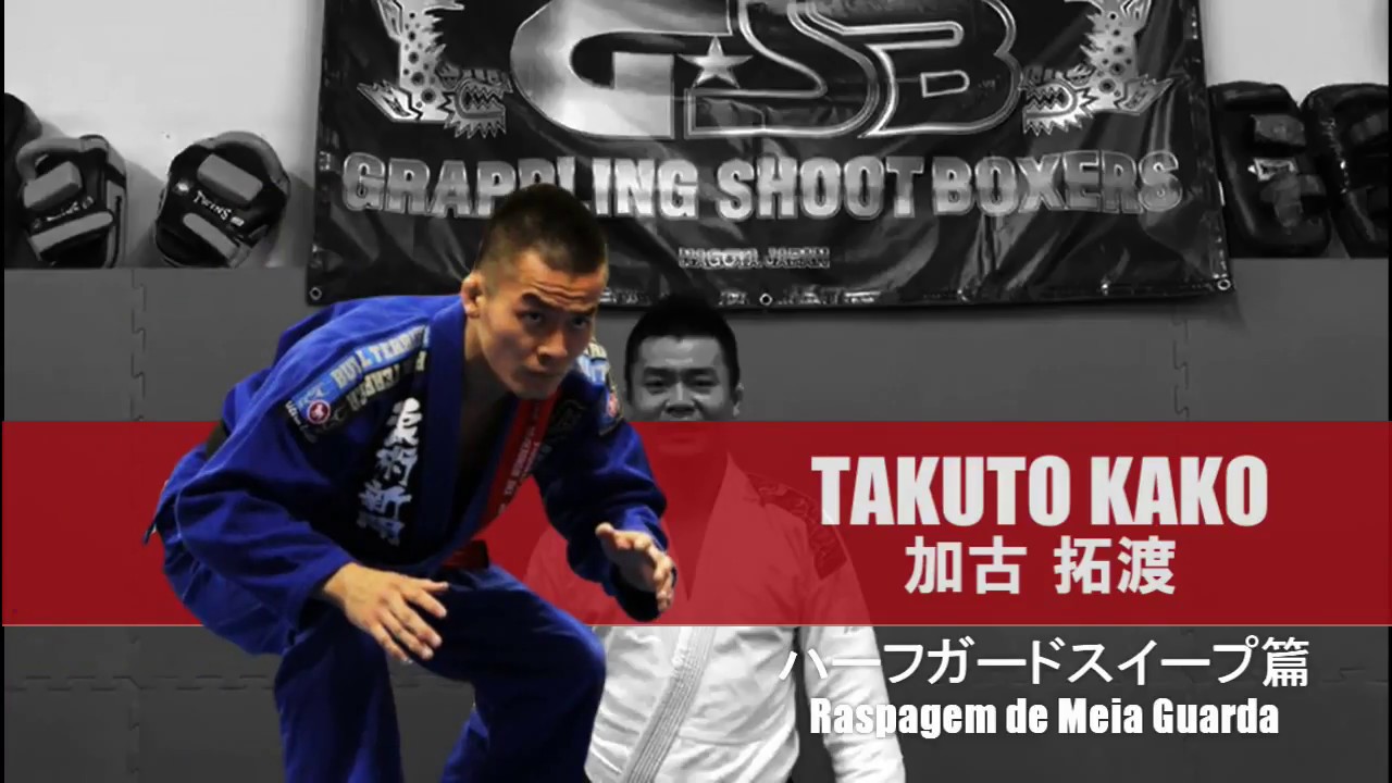 ハーフガードからシングルレッグ→バックテイク 日本語吹き替え版