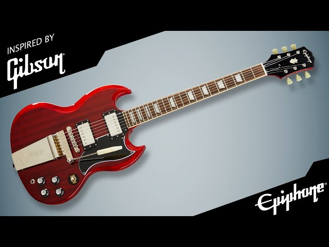 Epiphone SG Standard 61 Maestro Vibrola Vintage Cherry sound