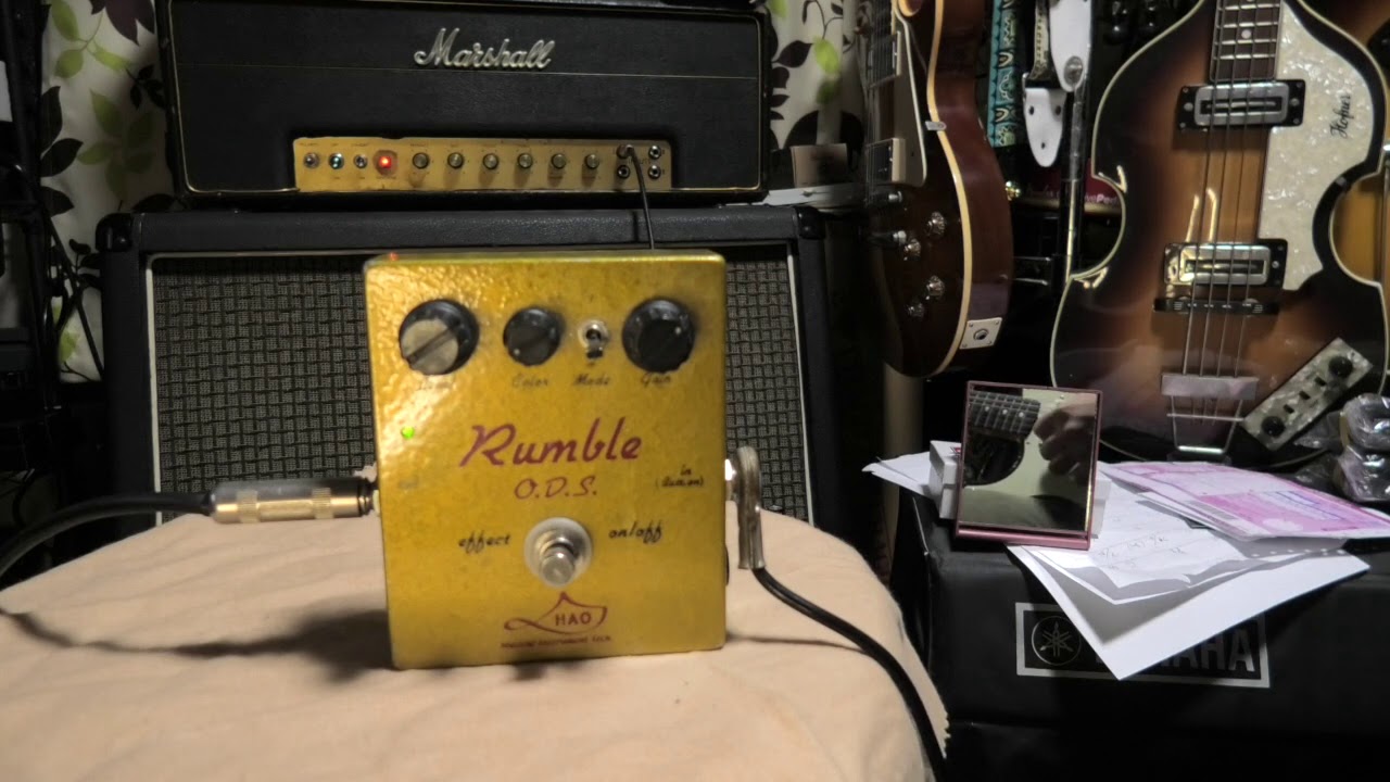 HAO Rumble O.D.S. ダンブル系オーバードライブ - YouTube