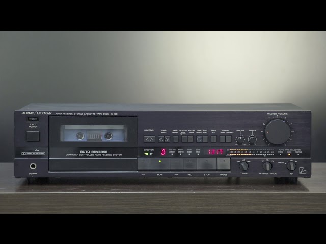 ALPINE/LUXMAN K-106 ￥75,000(1985年10月発売). 20Hz-20kHz, dbx