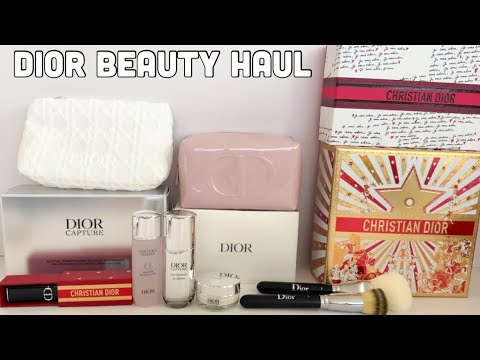 Dior Beauty Haul💖 Dior Promo Code Pink Pouch, Dior Capture, Dior