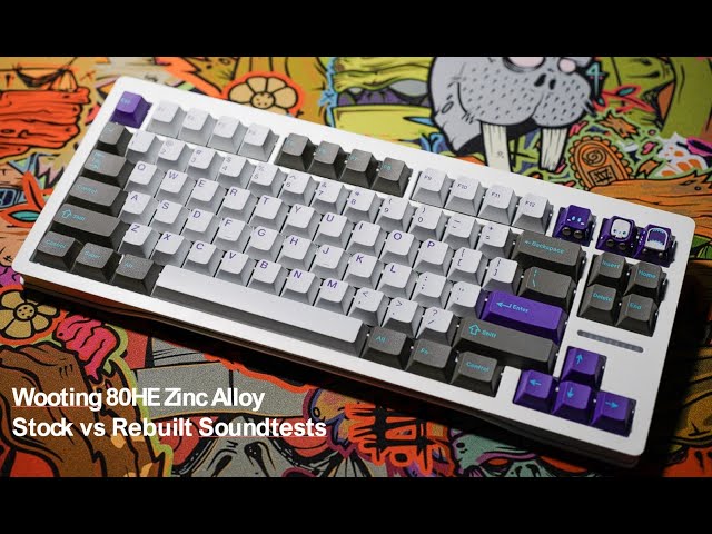 Wooting 80HE Zinc Alloy | Gateron Jade vs Stock Lekker Switch