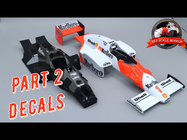 Mclaren MP4/2C Formula 1 Model Kit 1/20 Nunu Platz Part 2 Alain