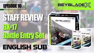 BEYBLADEX】Staff Review EP10 - BX-17 BATTLE ENTRY SET - YouTube