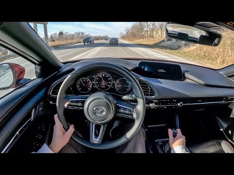 2025 Mazda 3 Hatchback - 6-Speed Manual Compact City Commute - YouTube