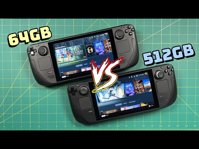 Steam Decks Compared! 64GB vs 512GB - YouTube