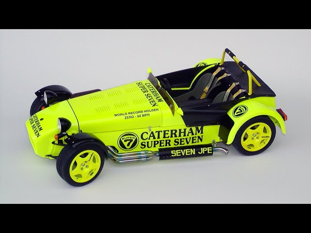 Building the 1:12 Tamiya Caterham Super Seven JPE - YouTube