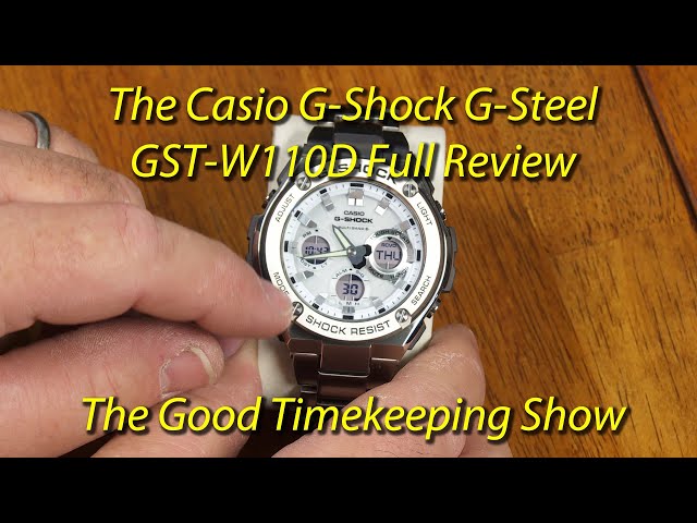 G-Steel Watch GST-W110D Full Review - YouTube
