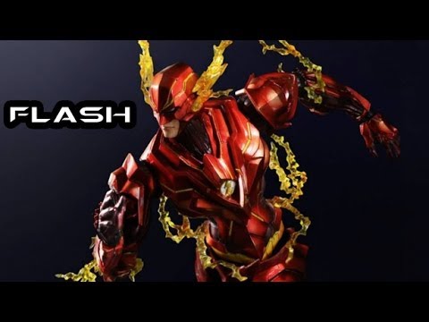 Play Arts Kai DC VARIANT FLASH Figure Review - YouTube