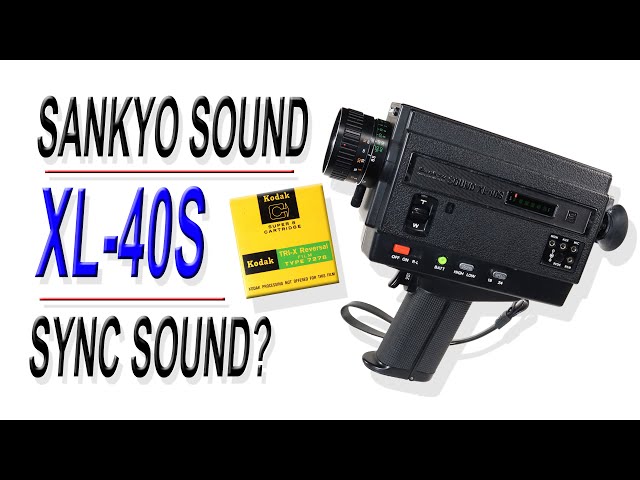 Sankyo Sound XL-40S Super 8 Camera Breakdown | Vintage Kodak Tri-X