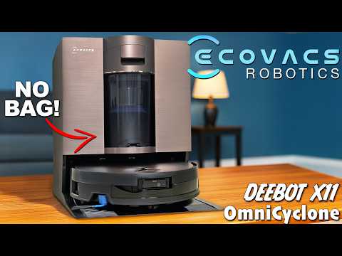ECOVACS DEEBOT X11 OmniCyclone - The Robot Vacuum That Never Quits