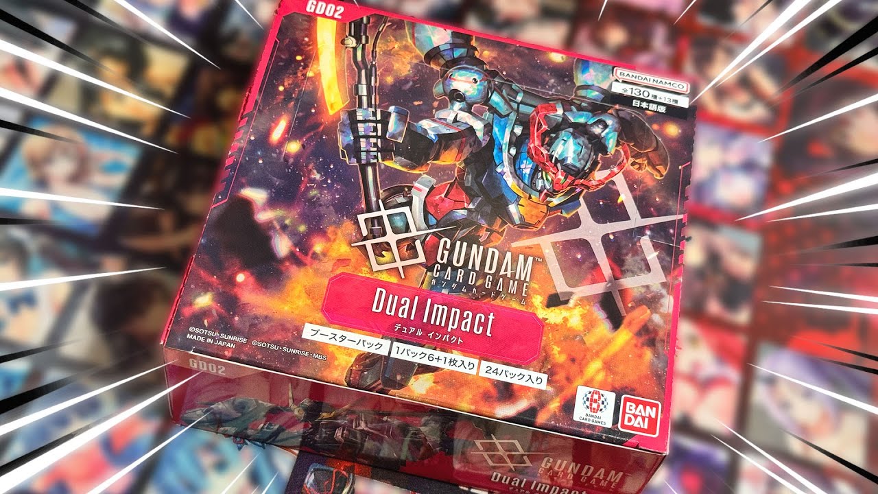 Dual Impact DROPS into the Gundam Card Game! GD02 Box Opening