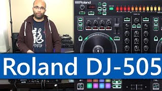 Roland DJ-505 Serato DJ Pro Controller Review And Video