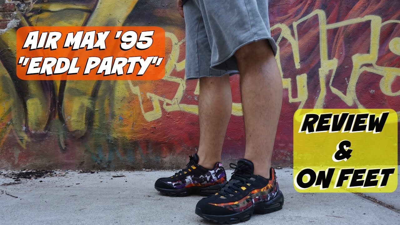 HONEST REVIEW OF THE NIKE AIR MAX '95 “ERDL PARTY” BLACK!!! +