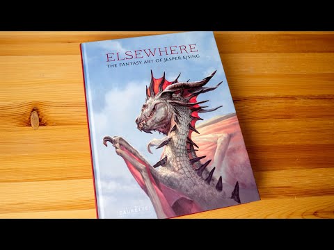 Elsewhere: The Fantasy Art of Jesper Ejsing (book flip) - YouTube