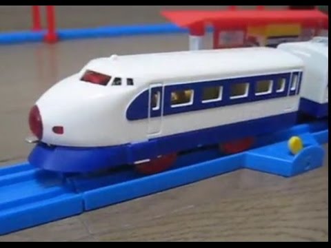 旧トミー プラレール ライト付き ひかり号 （0系新幹線） 旧動力 二次