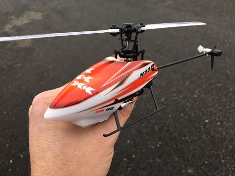 XK K110 6CH Brushless RC Helicopter Unboxing and Flight Demo