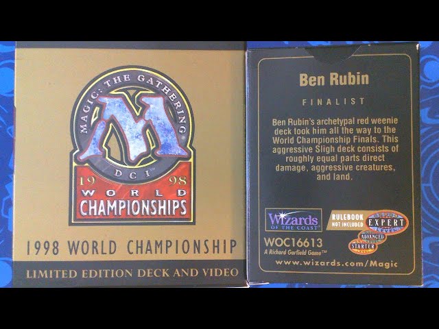 Magic: The Gathering 1998 World Championships Deck - Finalist Ben