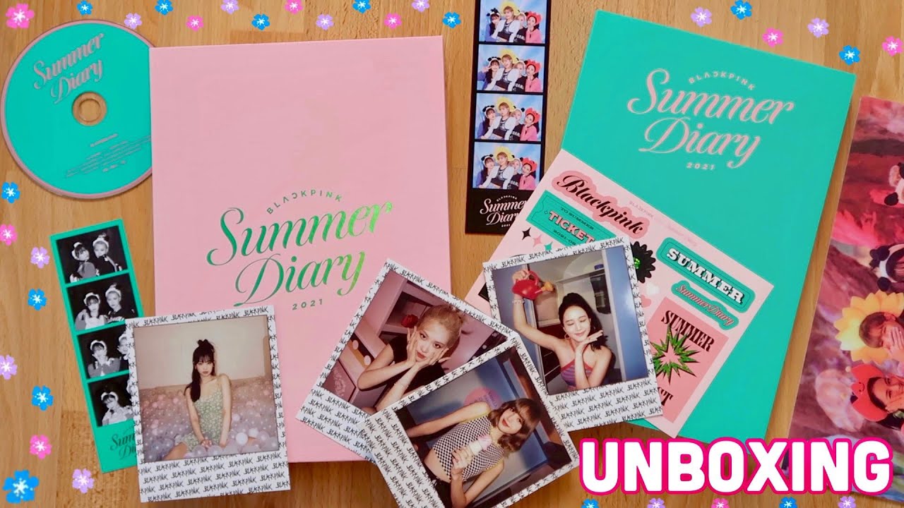 BLACKPINK - 2021 SUMMER DIARY unboxing - YouTube