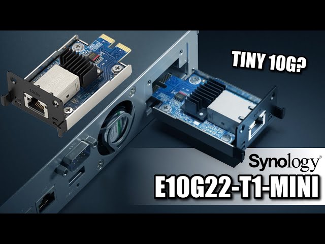 Synology E10G22-T1-Mini 10GbE Adapter - What We Know? - YouTube