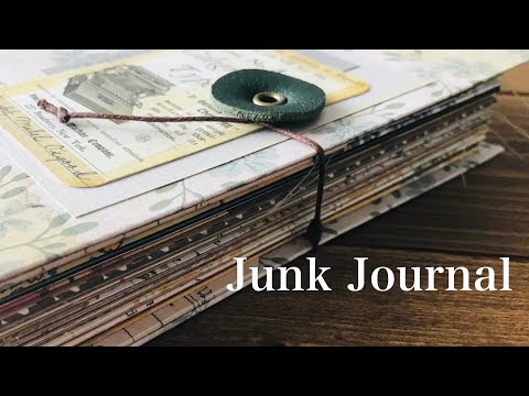I made a junk journal. - YouTube