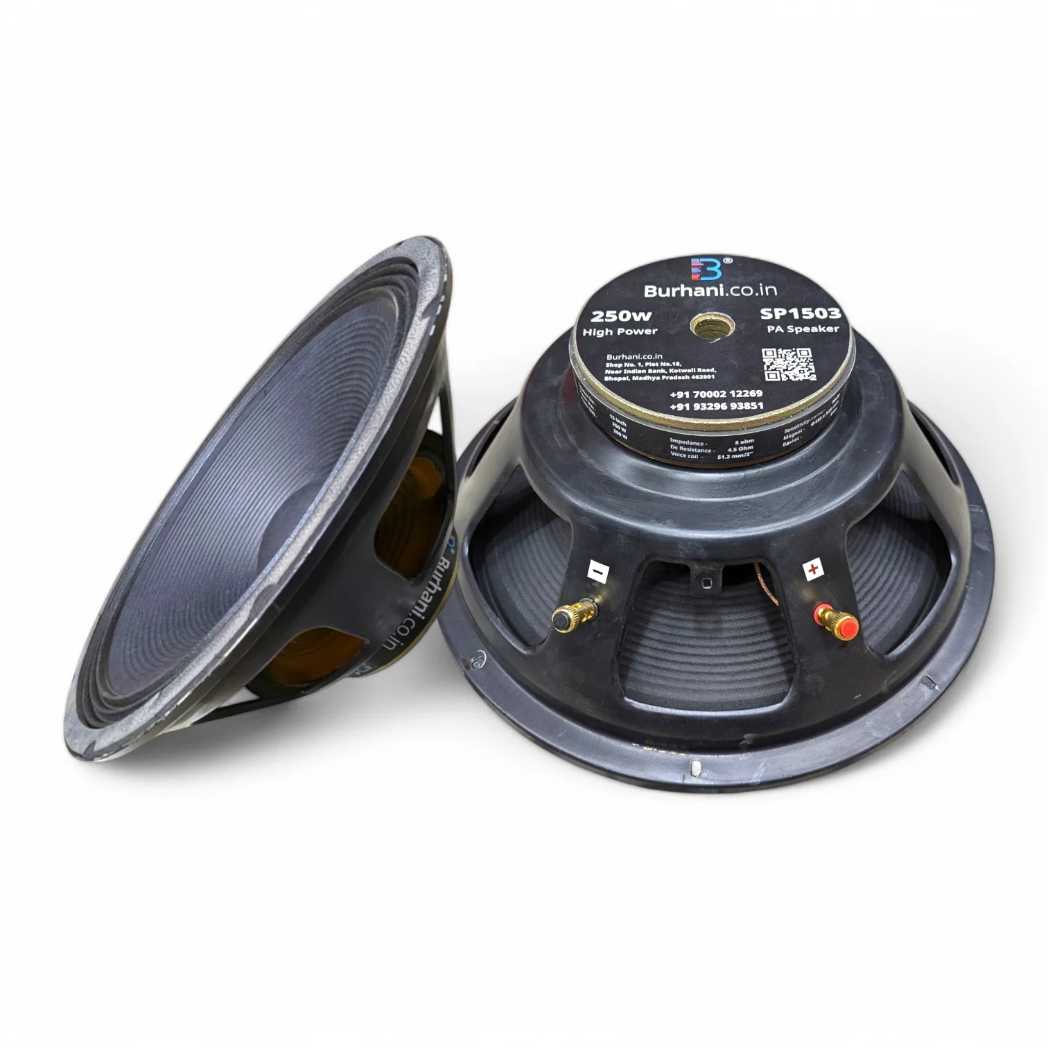 15 inch Mid Range Speaker | Burhani.co.in | 250w Max | 200w RMS |