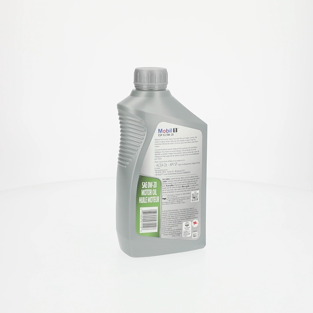 4 pack) Mobil 1 ESP X2 Full Synthetic Motor Oil 0W-20, 1 Quart