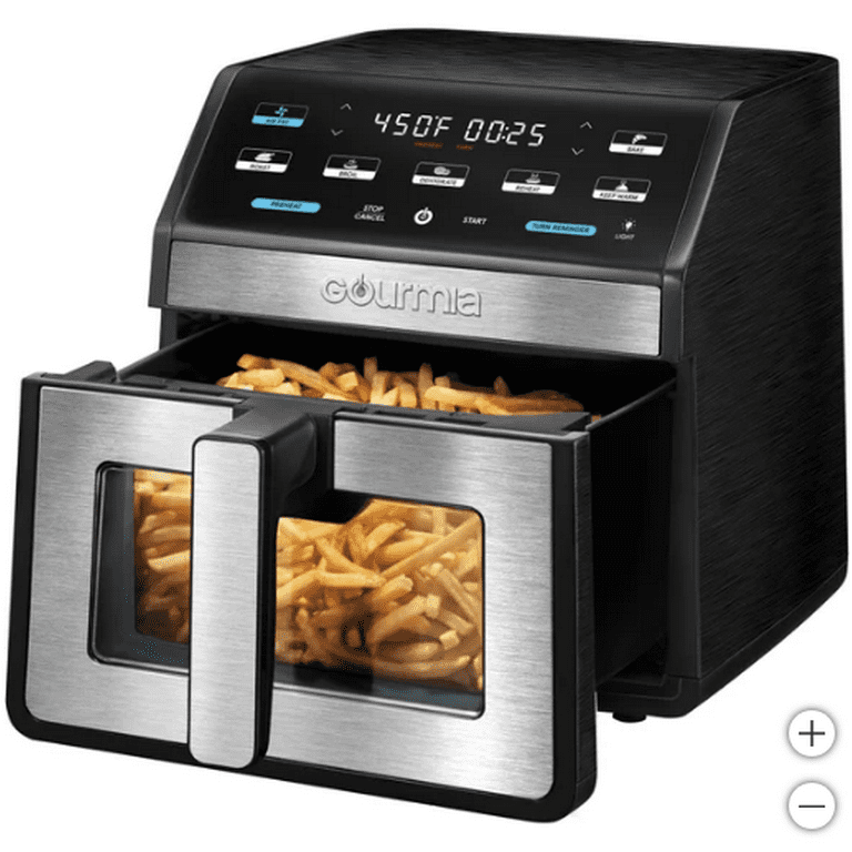 Gourmia 8-Quart Digital Air Fryer with Window & Light Model GAF858
