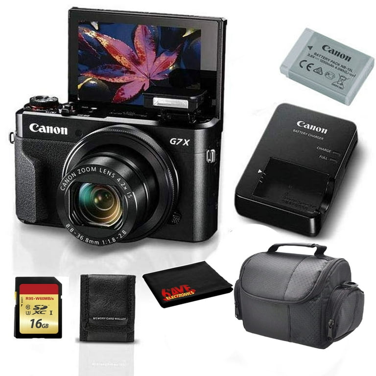 Canon PowerShot G7 X Mark II Compact Digital Camera Bundle with