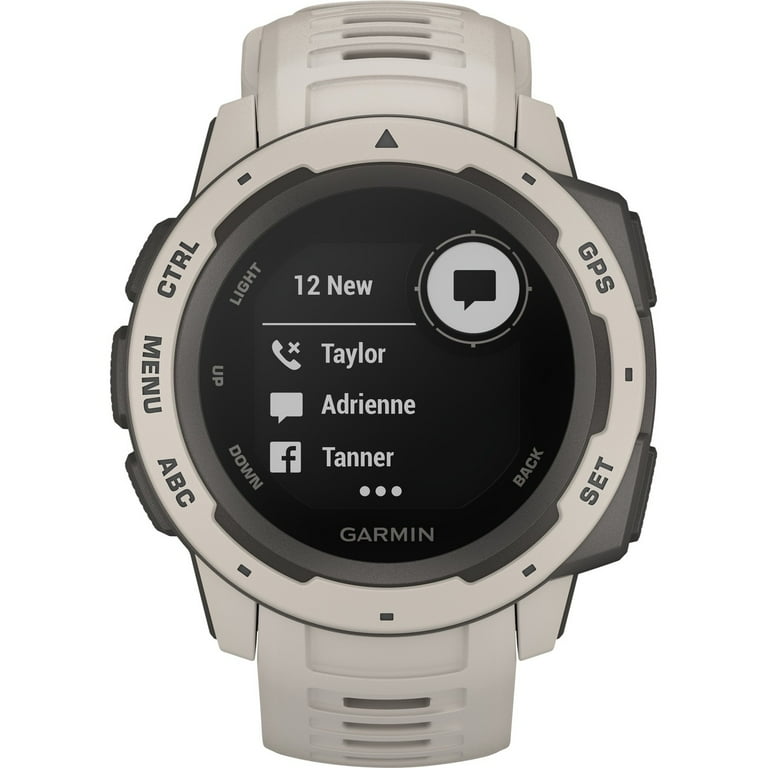 Garmin Instinct Tactical GPS Watch, Tundra, Sport Tracker
