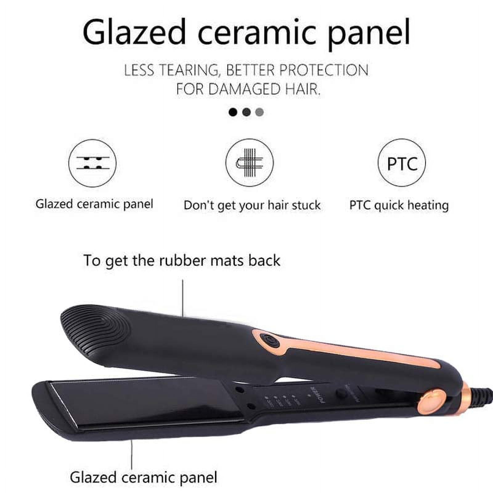 Hair Straightener Professional Ceramic Flat Iron Negative Ion Wide