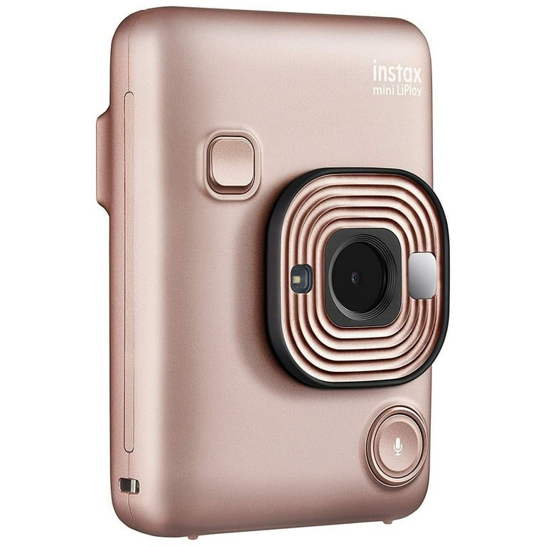 Instax Mini Hybrid LiPlay Camera, Blush Gold - Walmart.com