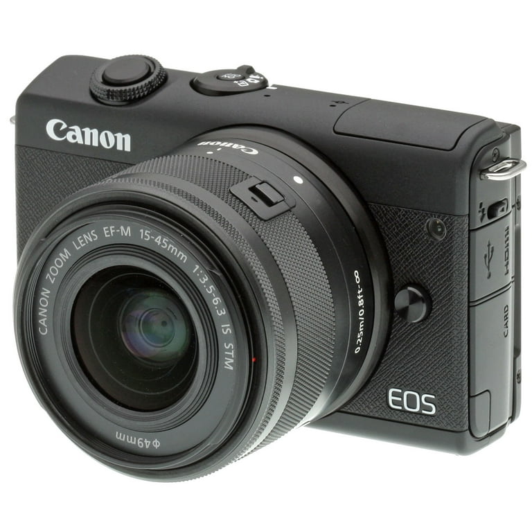 Canon EOS M200 Versatile Mirrorless Digital Camera, 24.1MP APS-C