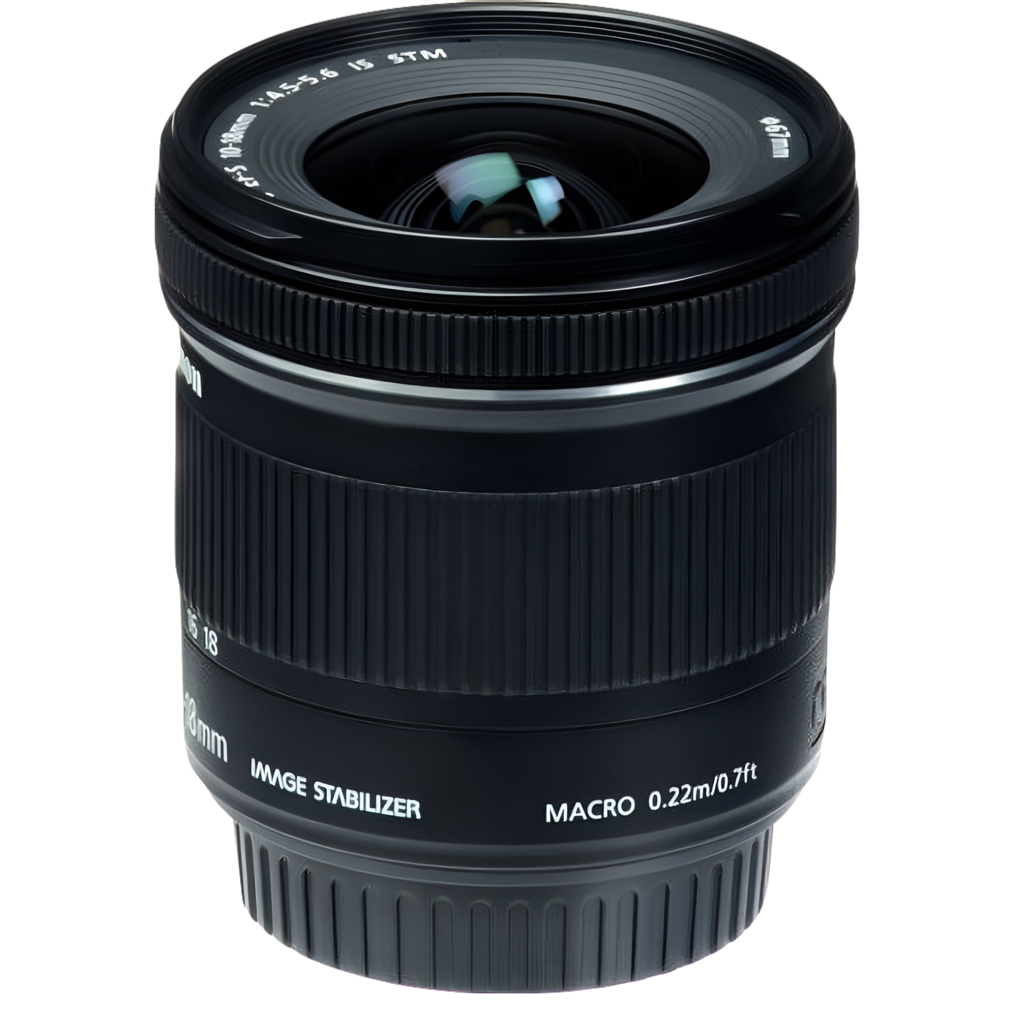 Canon EF-S 10-18mm f/4.5-5.6 IS STM Lens - DSLR Zoom Wide Angle
