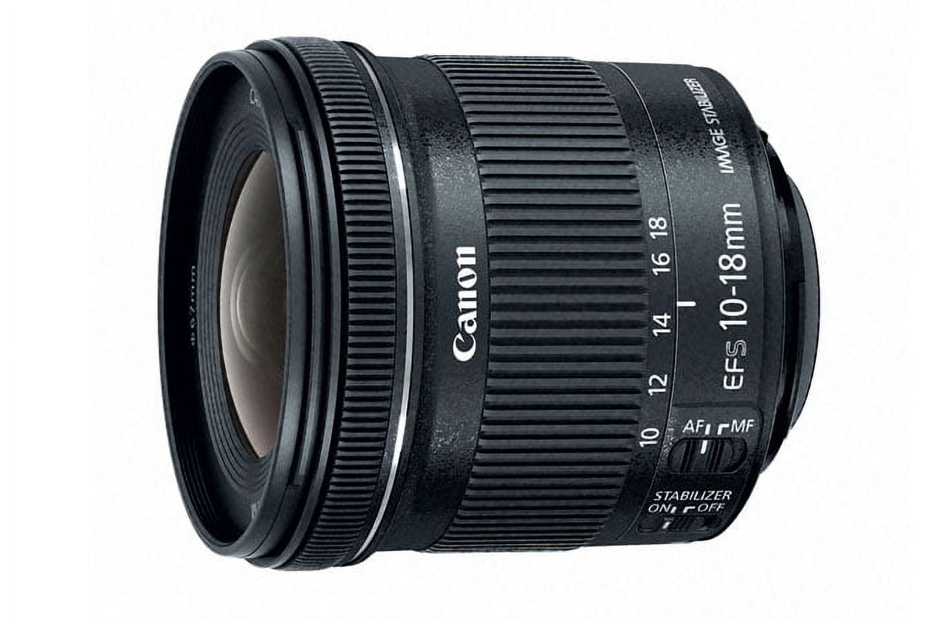 Canon EF-S 10-18mm Ultra-wide Zoom Lens with f/4.5-5.6 IS STM