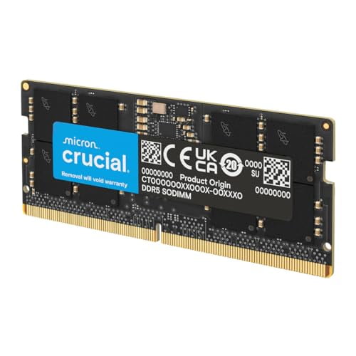 Crucial 64GB (2 x 32GB) DDR5-5600/PC5-44800 SDRAM - 5600 MHz
