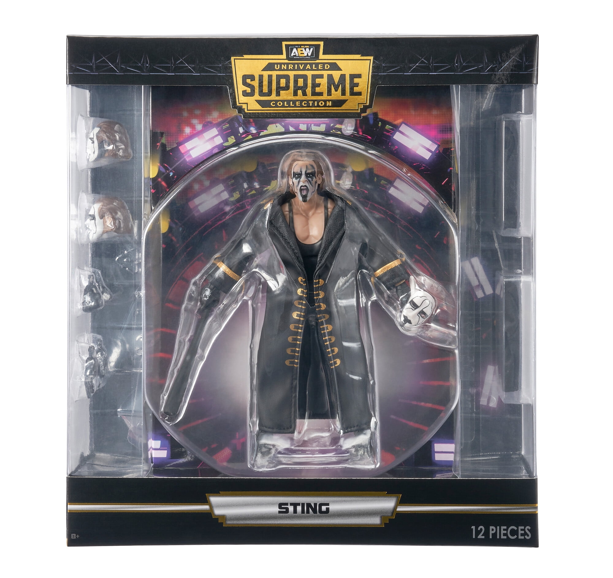AEW Unrivaled Supreme Sting - 6 inch Figure with Alternate Heads
