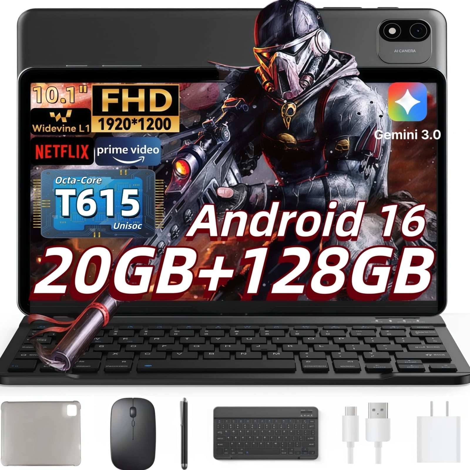 Android Tablet, 10 inch Tablet, Gemini Al 2.0 Android Tablets, 2