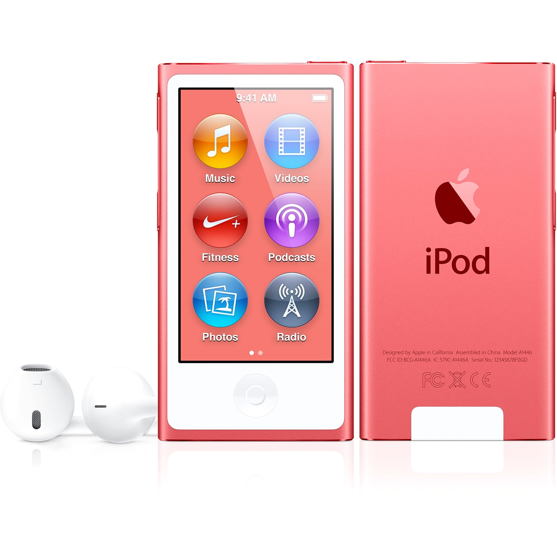 Open Box Apple 7th Generation 16GB iPod Nano Pink w Apple Retail