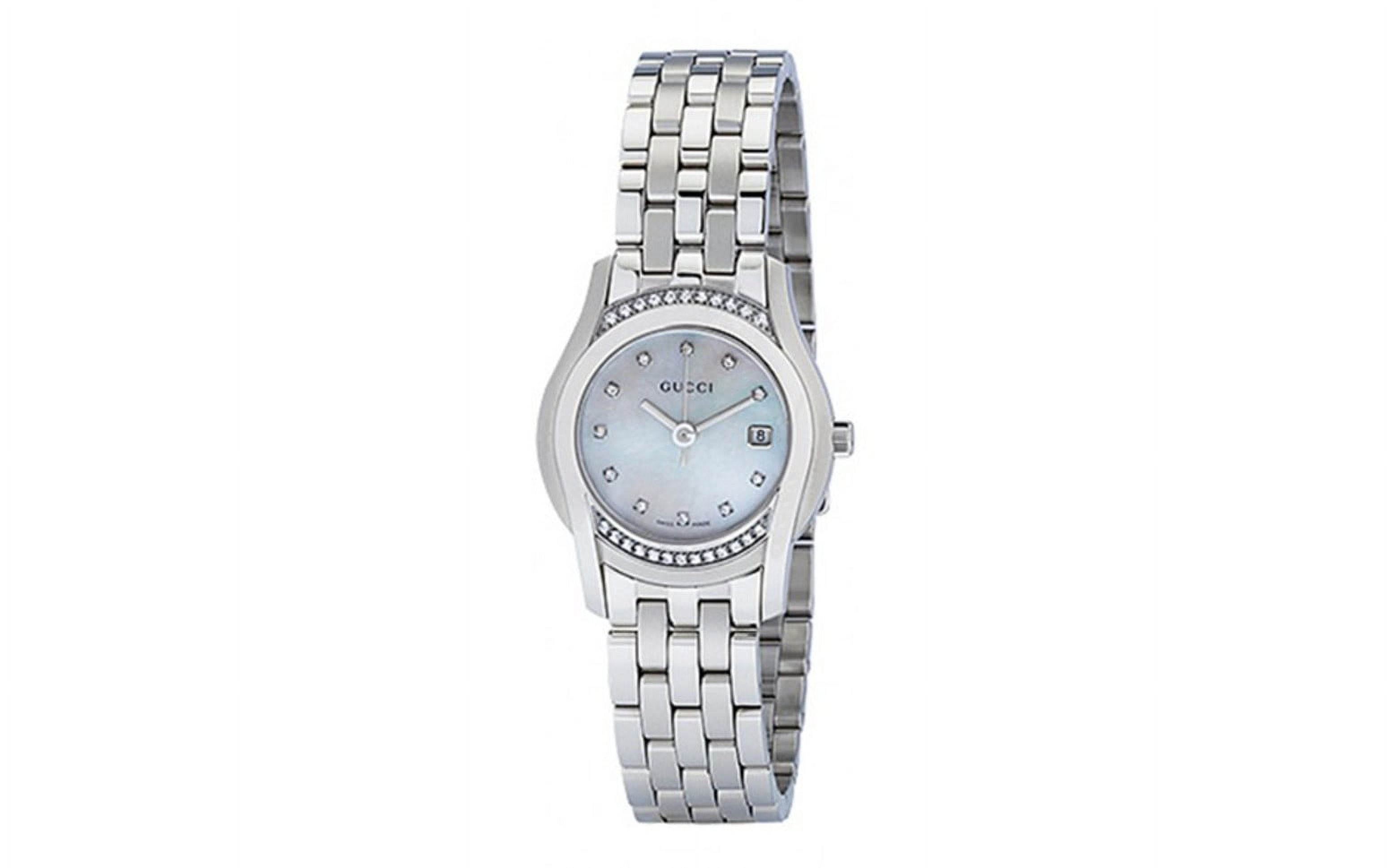 Gucci YA055510 Ladies Watch 5505 Mother of Pearl Dial Stainless