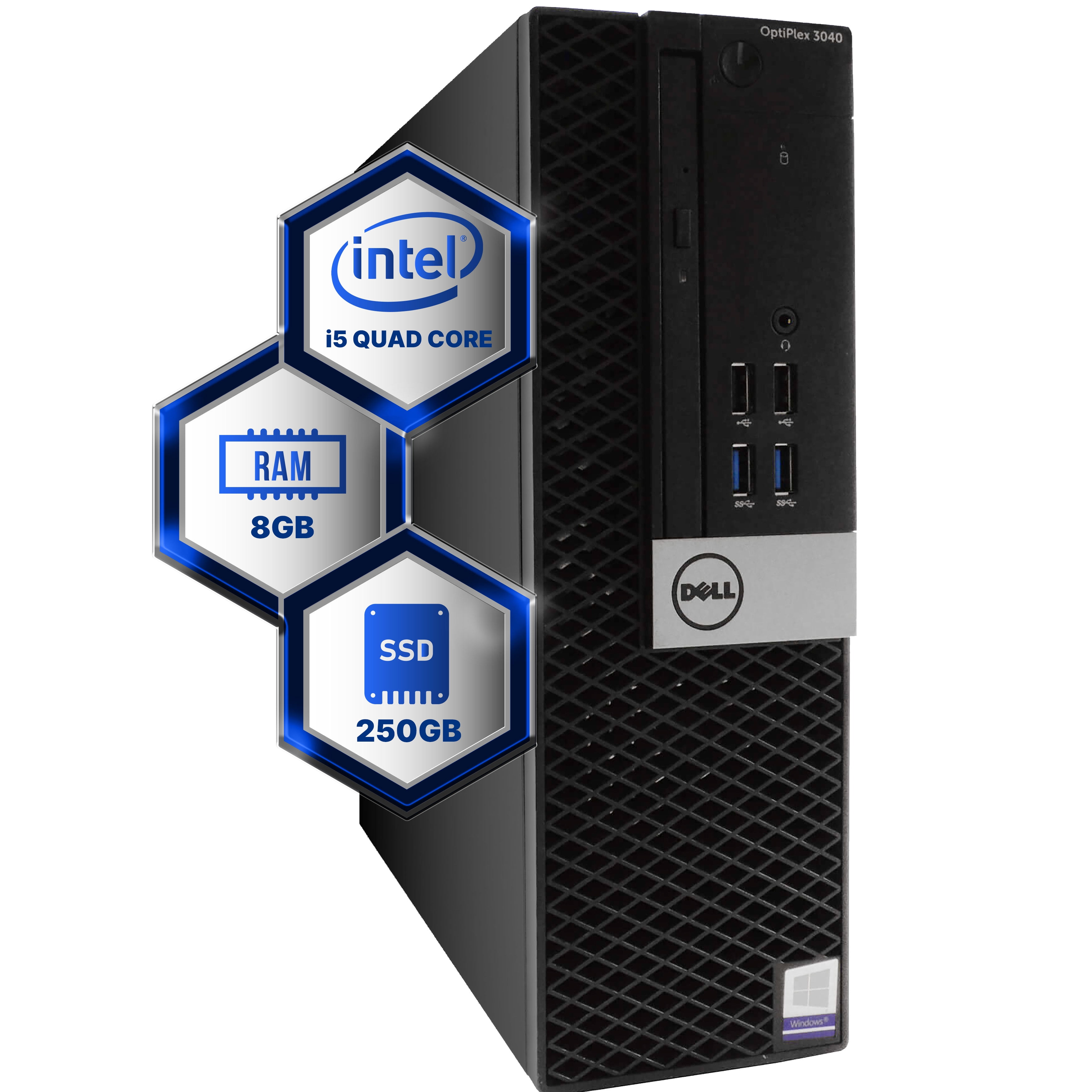 Dell Optiplex 3040 Desktop Computer | Quad Core Intel i5 (3.2