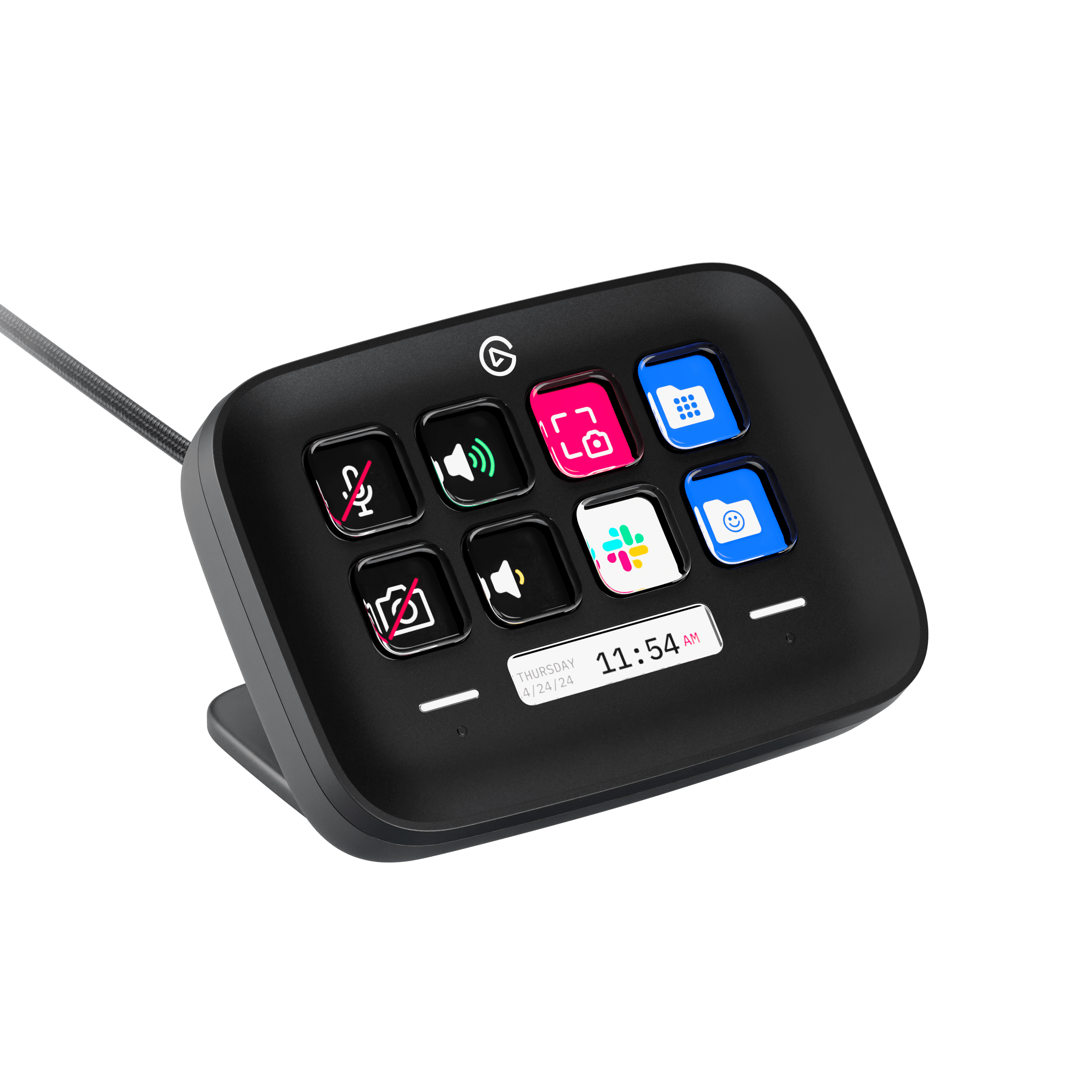 Elgato Stream Deck Neo (Black) – USB Productivity Controller, 8