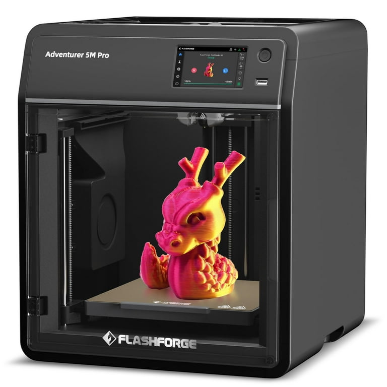 Flashforge Adventurer 5M Pro 3D Printer, High Speed, PLA Flexible