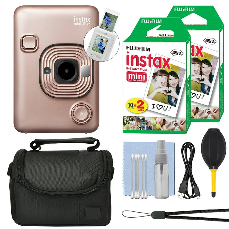 Fujifilm Instax Mini LiPlay Hybrid Instant Camera Value Pack Set