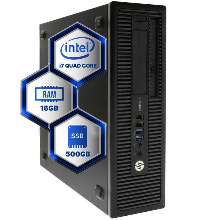 HP ProDesk 600G4 Desktop Computer, Intel i7-8700 3.4GHz, 16GB DDR4